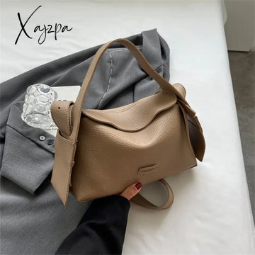 Xajzpa - Fashion Designer High Quality Pu Leather Shoulder Crossbody Bags For Women Soild Color